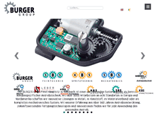 Tablet Screenshot of burger-gruppe.com